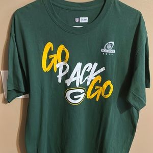 L/g NFL Team apparel Green Bay Packers Green T-shirt
